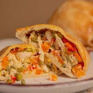Pollo con verduras